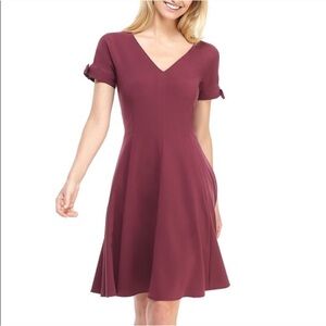 Gal Meet Glam Serena Tie Cuff Fit & Flare Dress 8